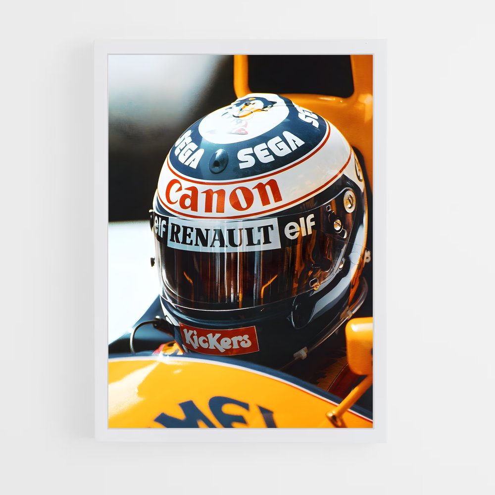 Poster Pilote d'Avant-garde – affiche Voitures de Formule 1 (vue 3)